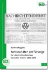 Buchcover Kontinuitäten der Fürsorge