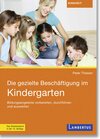 Buchcover Die gezielte Beschäftigung im Kindergarten