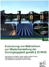 Buchcover NaBiV Heft 173: Evaluierung von Maßnahmen zur Wiederherstellung der Durchgängigkeit gemäß § 35 WHG