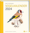 Buchcover Der illustrierte Vogelkalender 2024
