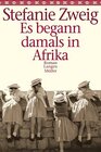 Buchcover Es begann damals in Afrika