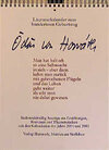 Buchcover Ödön von Horvath Gedenk-Kalender 2001/2002
