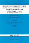 Buchcover Regensburger Beiträge zur Regionalgeographie und Raumplanung / Untersuchungen zum Transportwesen und den Transportwegen 