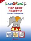 Buchcover LernSpielZwerge - Mein dicker Rätselblock für den Kindergarten