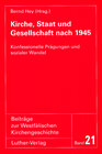 Buchcover Kirche, Staat und Gesellschaft nach 1945