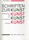 Buchcover Schriften zur Kunst