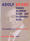 Buchcover Essays zu seiner Kunst- und Architektur-Kritik