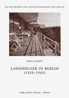 Buchcover Landhäuser in Berlin 1933-1945