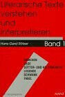 Buchcover Literarische Texte verstehen und interpretieren