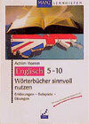 Buchcover Wörterbücher sinnvoll nutzen. Erklärungen - Beispiele - Übungen