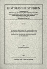Buchcover Johann Martin Lappenberg