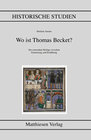 Buchcover Wo ist Thomas Beckett?