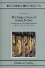 Buchcover The Importance of Being Noble