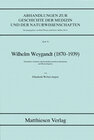 Buchcover Wilhelm Weygandt (1870-1939)