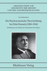 Buchcover Die Psychosomatische Theoriebildung bei Felix Deutsch (1884-1964)