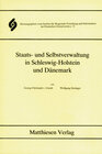 Buchcover Staats- und Selbstverwaltung in Schleswig-Holstein und Dänemark