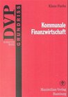 Buchcover Kommunale Finanzwirtschaft
