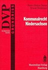 Buchcover Kommunalrecht Niedersachsen