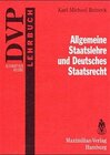 Buchcover Allgemeine Staatslehre und deutsches Staatsrecht