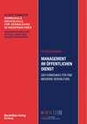 Buchcover Management im Öffentlichen Dienst