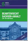 Buchcover Beamtenrecht Sachsen-Anhalt