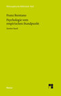 Buchcover Psychologie vom empirischen Standpunkt. Zweiter Band
