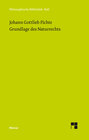 Buchcover Grundlage des Naturrechts