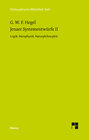 Buchcover Jenaer Systementwürfe II