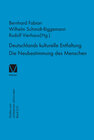 Buchcover Deutschlands kulturelle Entfaltung. Die Neubestimmung des Menschen