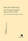 Buchcover Karl Christian Friedrich Krause (1781-1832)