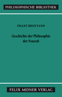 Buchcover Geschichte der Philosophie der Neuzeit