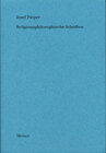 Buchcover Religionsphilosophische Schriften