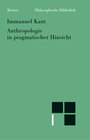 Buchcover Anthropologie in pragmatischer Hinsicht