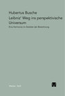Buchcover Leibniz' Weg ins perspektivische Universum