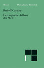 Buchcover Der logische Aufbau der Welt