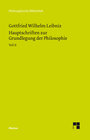 Buchcover Hauptschriften zur Grundlegung der Philosophie Teil II