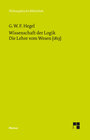 Buchcover Wissenschaft der Logik. Erster Band. Die objektive Logik. Zweites Buch