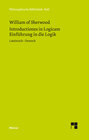 Buchcover Introductiones in Logicam. Einführung in die Logik