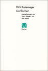 Buchcover Sinnformen
