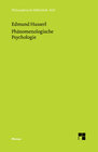 Buchcover Phänomenologische Psychologie