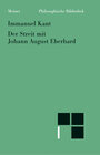 Buchcover Der Streit mit Johann August Eberhardt