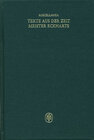 Buchcover Miscellanea: Texte aus der Zeit Meister Eckharts I