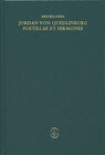 Buchcover Miscellanea: Jordan von Quedlinburg, Opus postillarum et sermonum de Evangeliis dominicalibus – Opus Ior