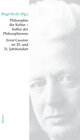 Buchcover Philosophie der Kultur – Kultur des Philosophierens
