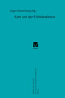 Buchcover Kant und der Frühidealismus