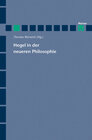 Buchcover Hegel in der neueren Philosophie