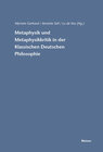 Buchcover Metaphysik und Metaphysikkritik in der Klassischen Deutschen Philosophie