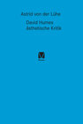 Buchcover David Humes ästhetische Kritik