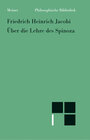 Buchcover Über die Lehre des Spinoza in Briefen an den Herrn Moses Mendelssohn