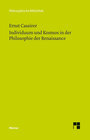 Buchcover Individuum und Kosmos in der Philosophie der Renaissance